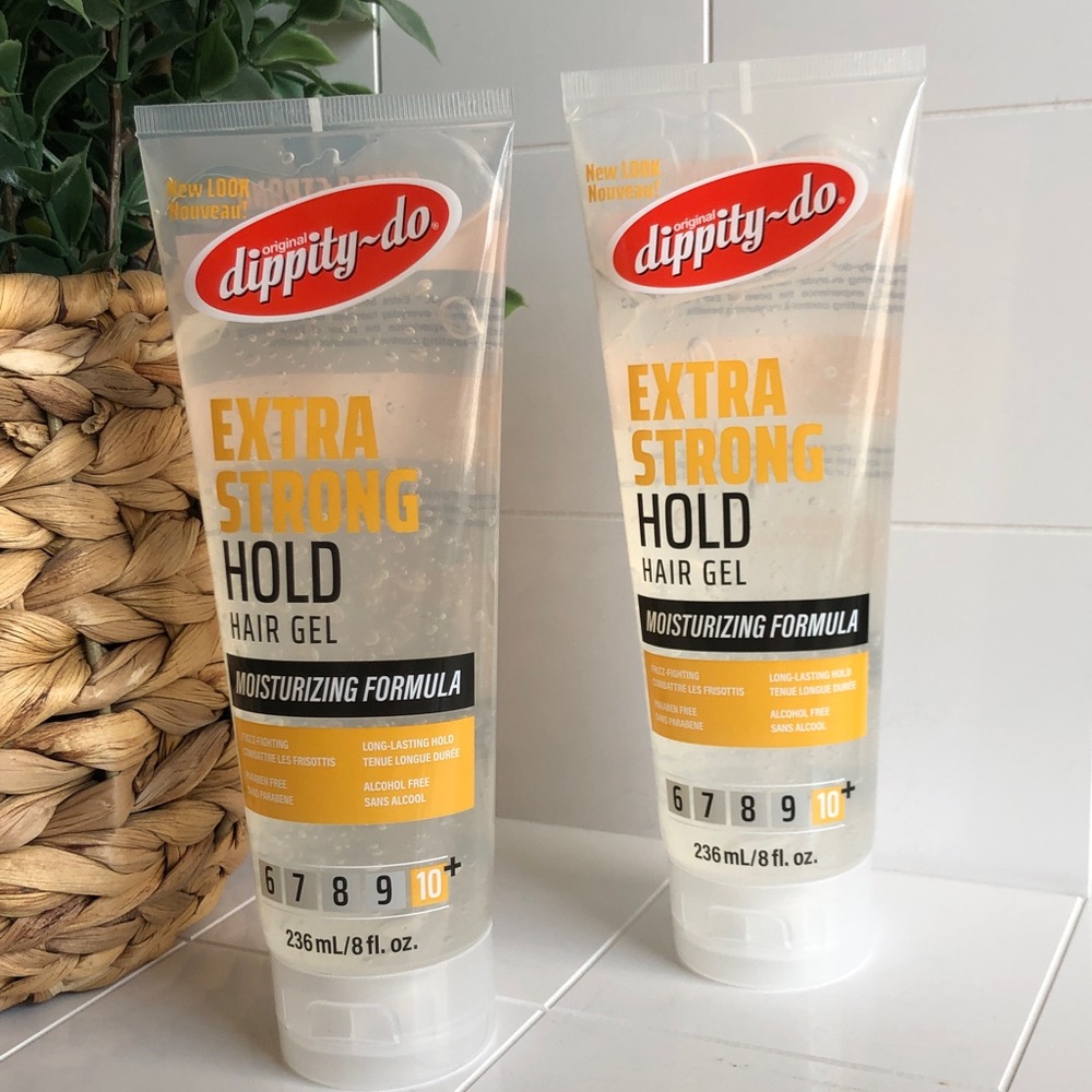 DIPPITY-DO Extra Strong Hold Hair Gel Set of 2